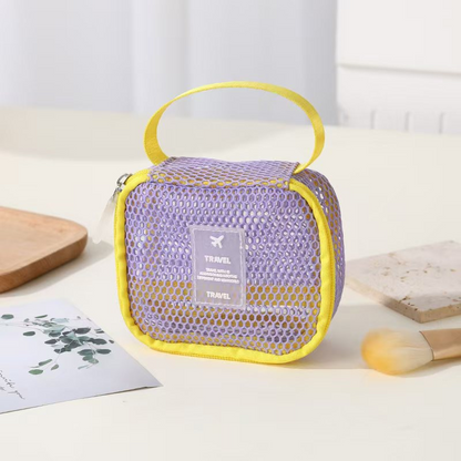 Large Mesh Makeup Bag – Lightweight &Big Capacity