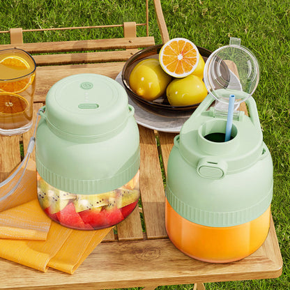 44oz Portable Rechargeable Juicer – Large Capacity & Travel-Friendly
