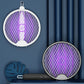3-in-1 Foldable Electric Mosquito Swatter: Dual Switch Design & Rechargeable