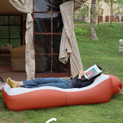 Portable Inflatable Lounger Sofa – Quick Auto Inflate, Amphibious Design