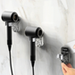Suction Cup Hair Dryer Holder – No Drill Installation, 360° Rotation