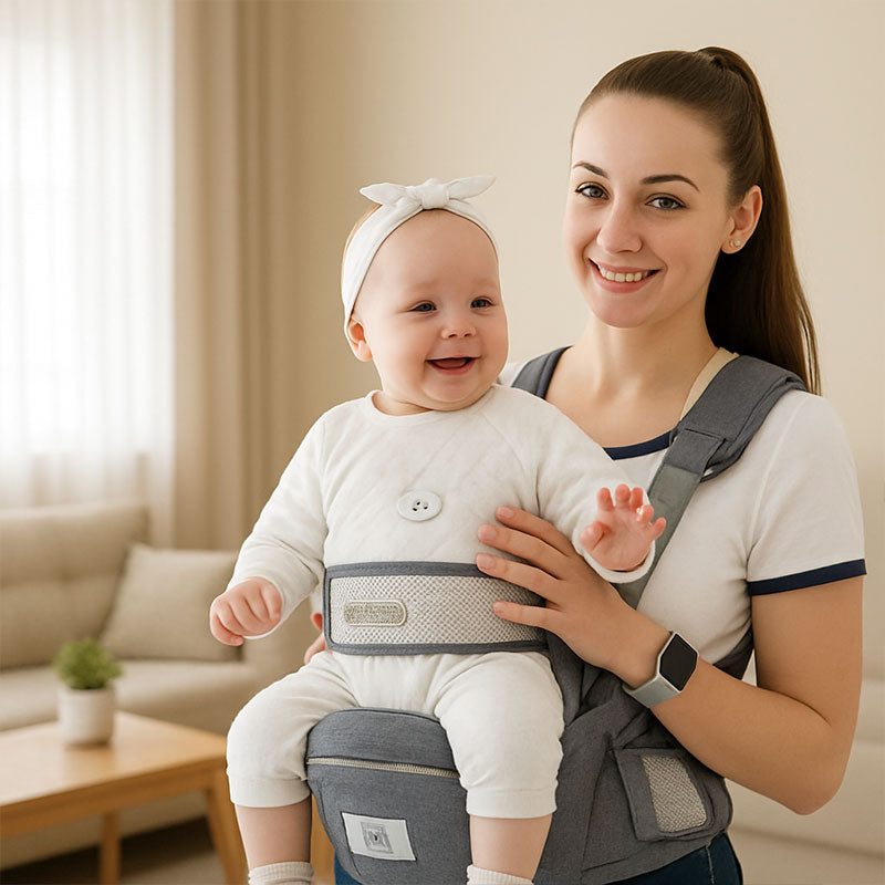 Multi-Functional Baby Hip Seat with Carrier Harness: Comfortable, Secure & Adjustable