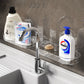 No-Drill Suction Sink Faucet Shelf – Hollow Drainage & Heavy-Duty Design