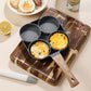 3-in-1 Nonstick Frying Pan: Ideal for Eggs, Bacon, and Burgers