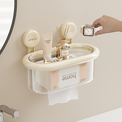 Multi-Functional Suction Storage Box – No Drill Installation, Strong Load Capacity