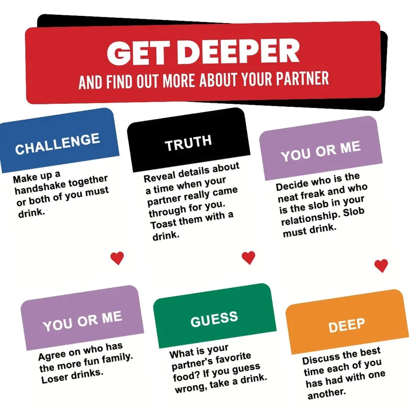 Do or Drink™ Date Night Card Game –– Fun Questions & Daring Challenges