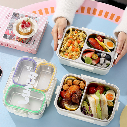 FreshRoute · Tri-Compartment Thermal Lunch System