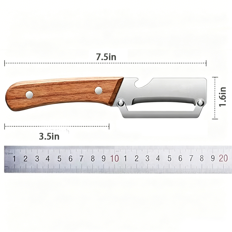 PrecisionPeel · Multi-Functional Heavy-Duty Fruit & Veggie Prep Tool