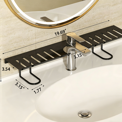 Streamline · Gun-Grey Faucet Vanity Organizer
