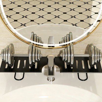 Streamline · Gun-Grey Faucet Vanity Organizer
