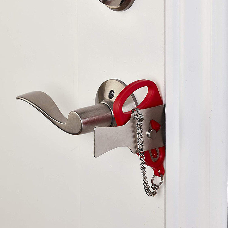TravelGuar Portable Door Lock — Heavy-Duty Anti-Theft Hotel Room Security Blocker