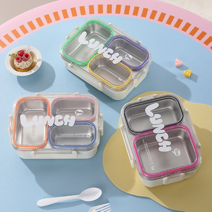 FreshRoute · Tri-Compartment Thermal Lunch System