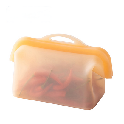 FreshFlex™ Reusable Silicone Food Storage Bag – Stand-Up Design & Wide Opening