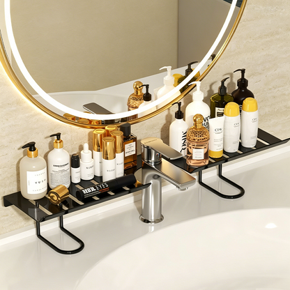 Streamline · Gun-Grey Faucet Vanity Organizer