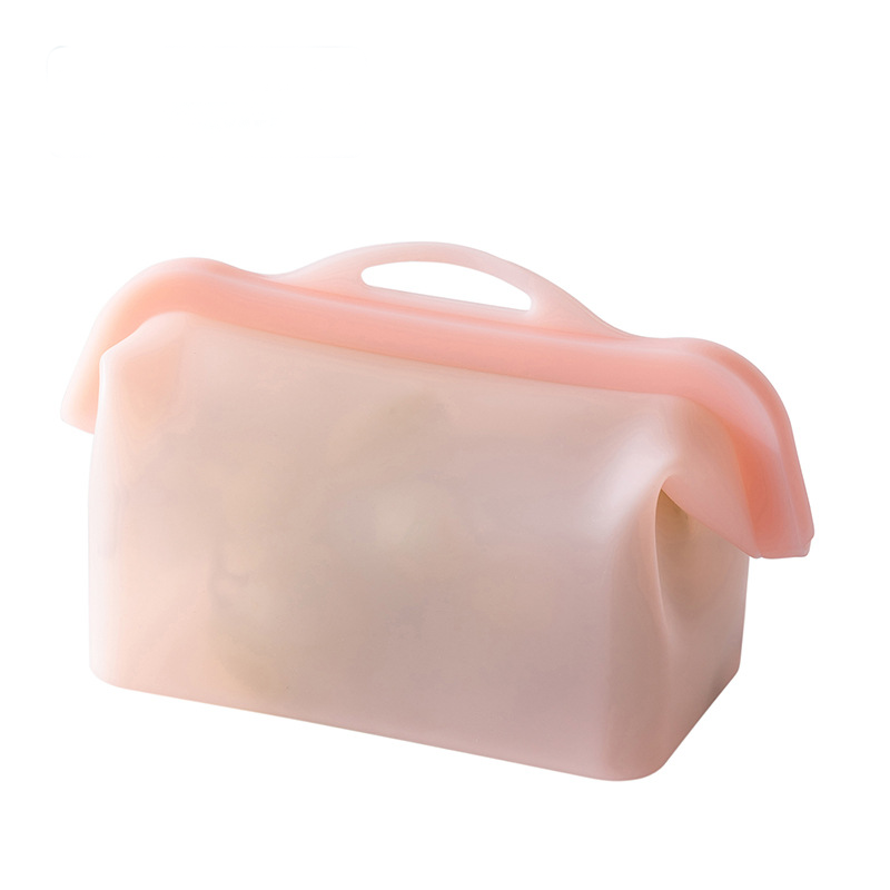 FreshFlex™ Reusable Silicone Food Storage Bag – Stand-Up Design & Wide Opening