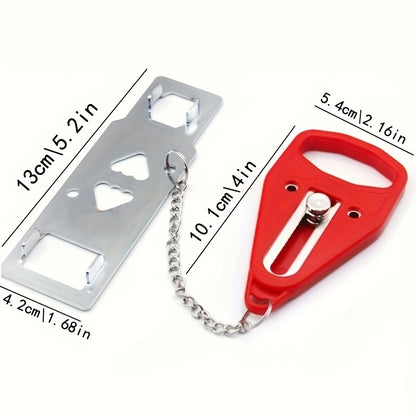 TravelGuar Portable Door Lock — Heavy-Duty Anti-Theft Hotel Room Security Blocker