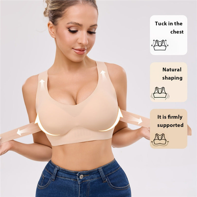 PostureCorrectio Wireless Back Support Sports Bra with Fixed Cups