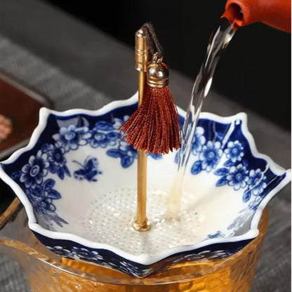 UmbraTea™ Ceramic Tea Strainer for Tea, Herbal Drinks & Coffee
