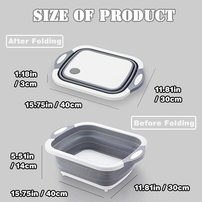 PrepFold™ 3-in-1 Collapsible Cutting Board & Wash Basin