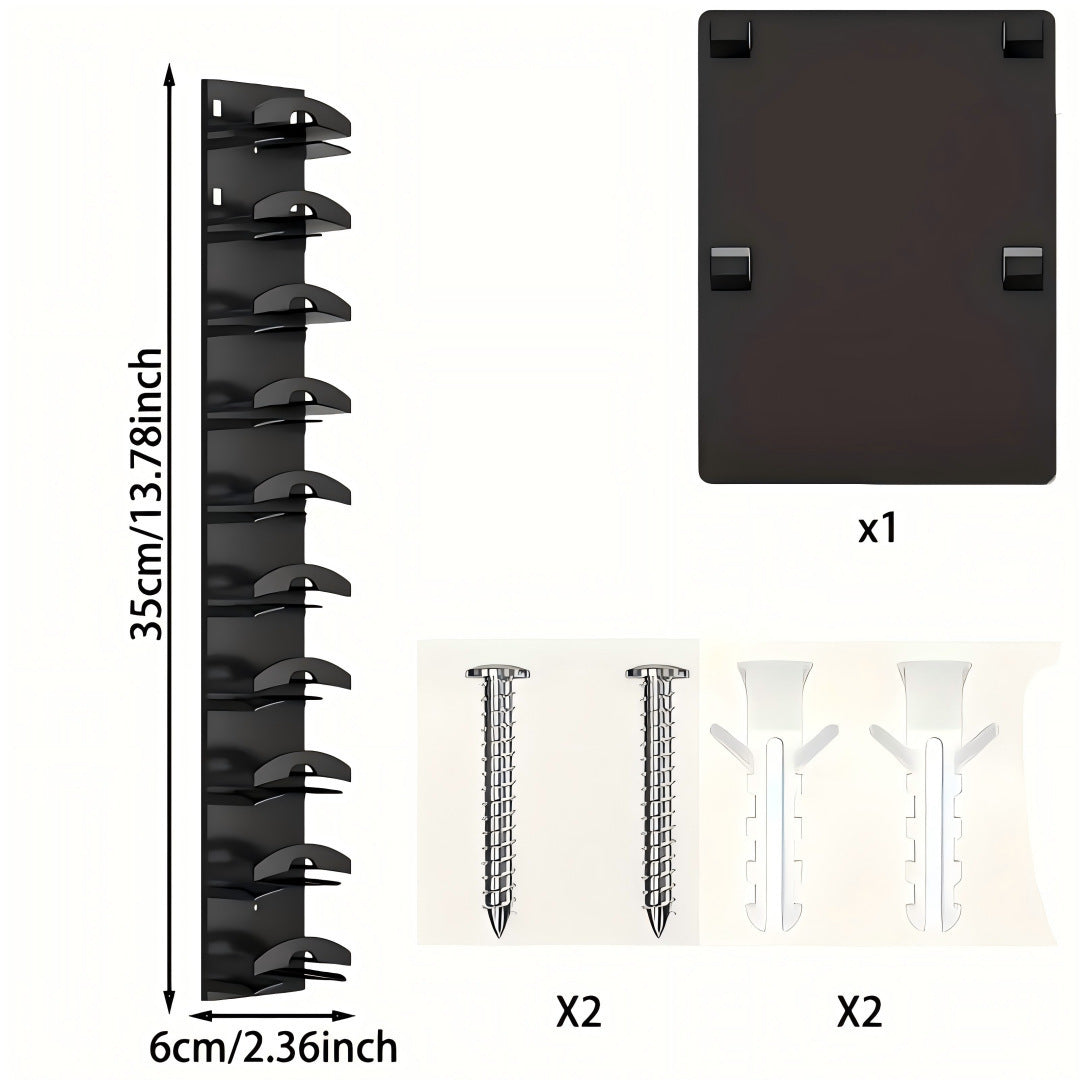 CapRail™ Wall-Mounted Hat Organizer for Baseball Caps