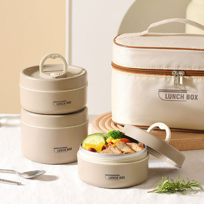 Minimalist 304 Stainless Steel Insulated Lunch Box – Durable & Leak-Resistant