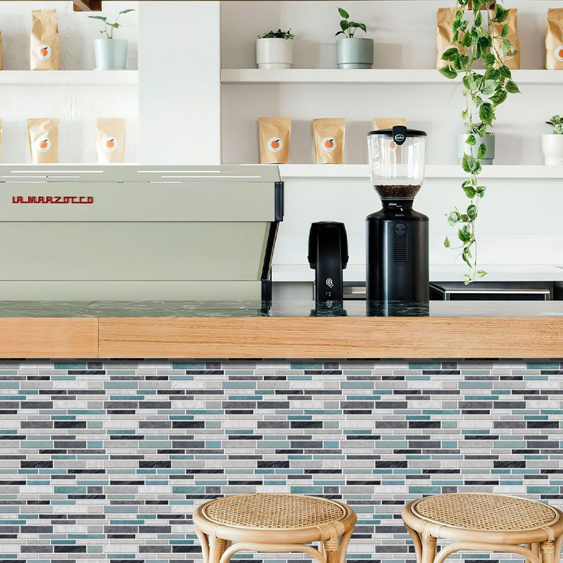 Brick-Pattern Mosaic Self-Adhesive Wallpaper - Cuttable, Waterproof & Stain-Resistant