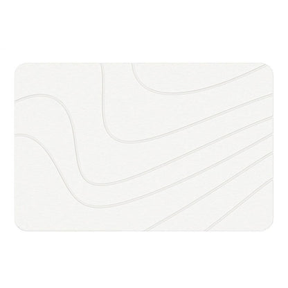 Diatomaceous Earth Hard Bath Mat - Non-Slip & Super Absorbent