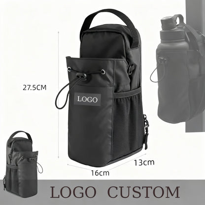 Magnetic Attachment Crossbody Gym Bottle Bag for Water, Phone & Keys