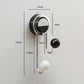No-Drill Walnut Aluminum Faucet Rack: Hollow Drainage & Heavy-Duty