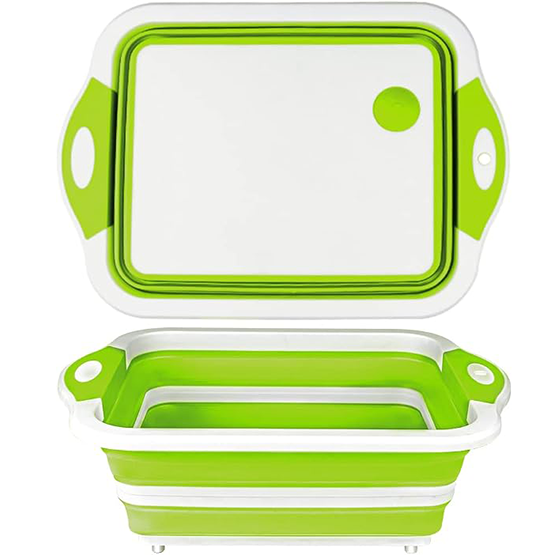 PrepFold™ 3-in-1 Collapsible Cutting Board & Wash Basin