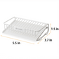 AuraGlow · Detachable Dual-Layer Luxe Soap & Sponge Organizer