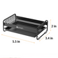 AuraGlow · Detachable Dual-Layer Luxe Soap & Sponge Organizer