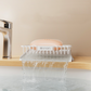 AuraGlow · Detachable Dual-Layer Luxe Soap & Sponge Organizer