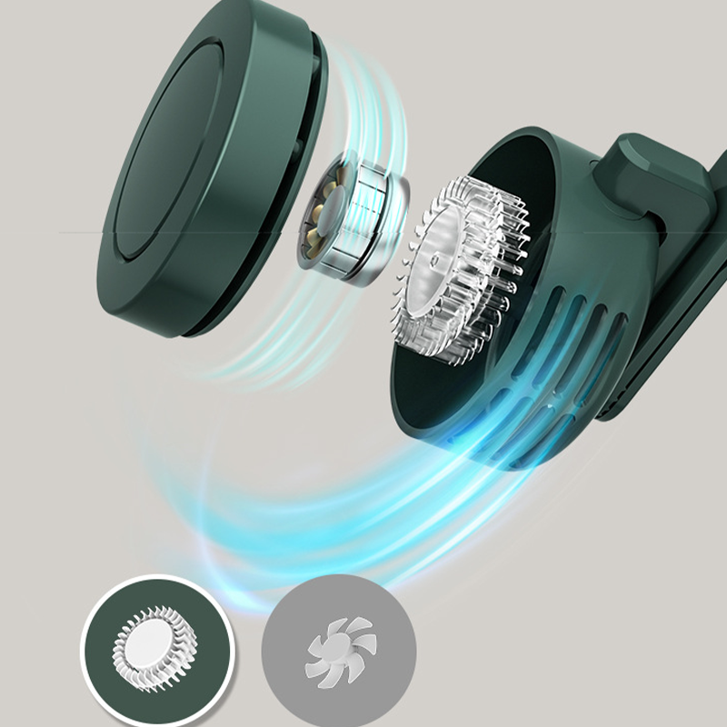 AirFlow · Multi-Wear Clip-on Portable Fan