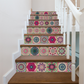 Vintage Waterproof Tile Stickers - Self-Adhesive, Easy to Clean