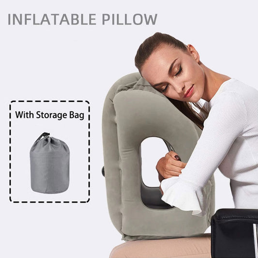Multifunctional Travel Inflatable Pillow - Portable & Comfortable Support