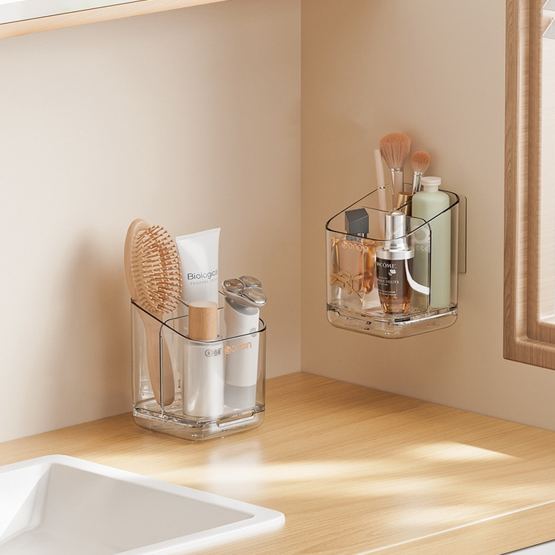 No-Drill Toothbrush Rack – Strong Load-Bearing, Easy Wall Installation