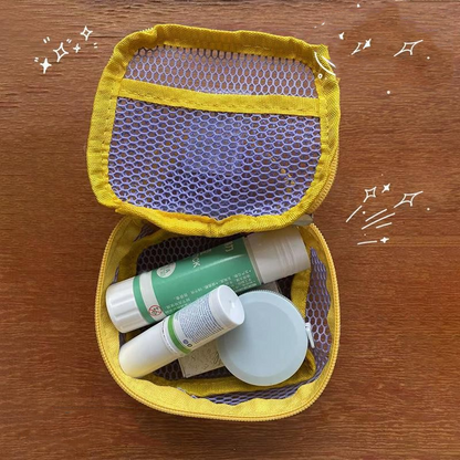 Large Mesh Makeup Bag – Lightweight &Big Capacity