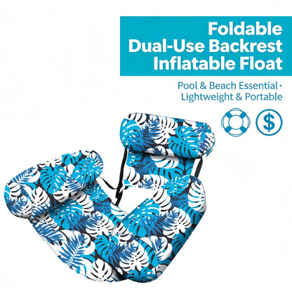 AquaLounge Inflatable Water Chair – Foldable Floating Sofa