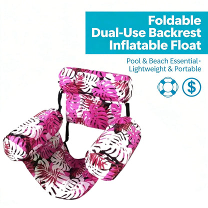 AquaLounge Inflatable Water Chair – Foldable Floating Sofa