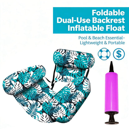 AquaLounge Inflatable Water Chair – Foldable Floating Sofa