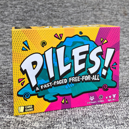 PILES! A Fast-Paced Free-For-All Clothes Matching Card Game