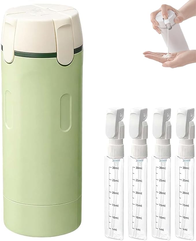 OmniTravel 4-in-1 Rotating Travel Dispenser