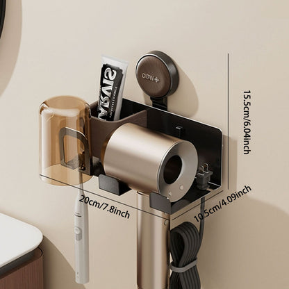 Bathroom No-Drill Storage Holder – Waterproof, Rustproof & Sturdy