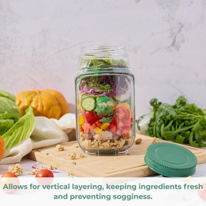 Aura Salad Pod – Keep Your Greens Crisp & Dressing Separate