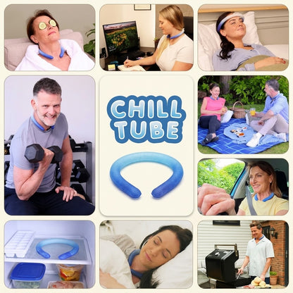 AeroChill™ IceCore Cooling Neck Ring – Ultra-Light Wearable Neck Cooler