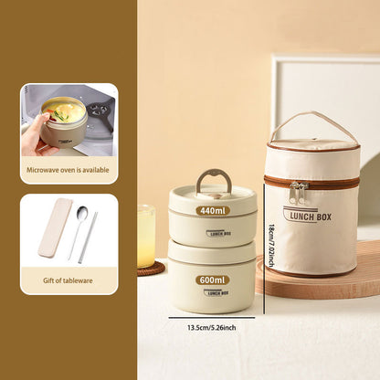 Minimalist 304 Stainless Steel Insulated Lunch Box – Durable & Leak-Resistant