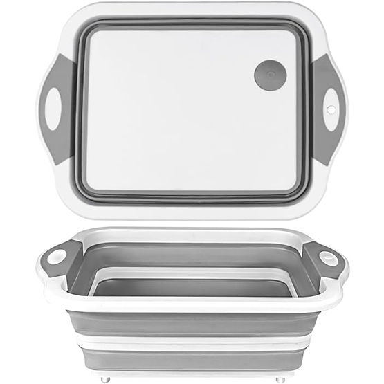 PrepFold™ 3-in-1 Collapsible Cutting Board & Wash Basin