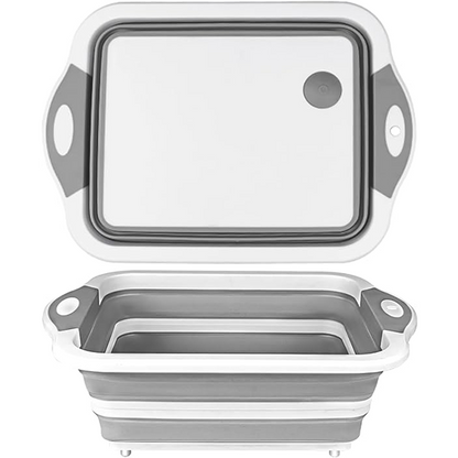 PrepFold™ 3-in-1 Collapsible Cutting Board & Wash Basin