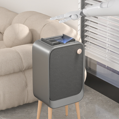 Smart Sensor Trash Can – Stainless Steel, Large Capacity